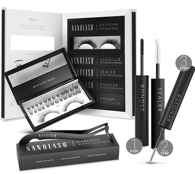 wimpern set zum selber machen nanolash